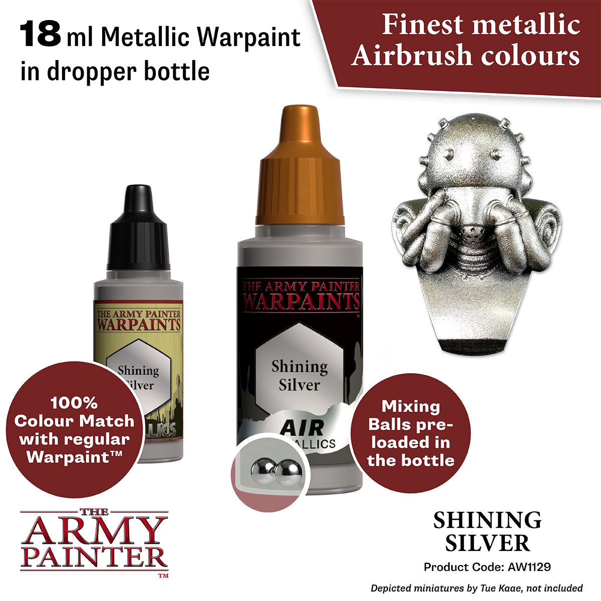 Army Painter Air Shining Silver | 5713799112988