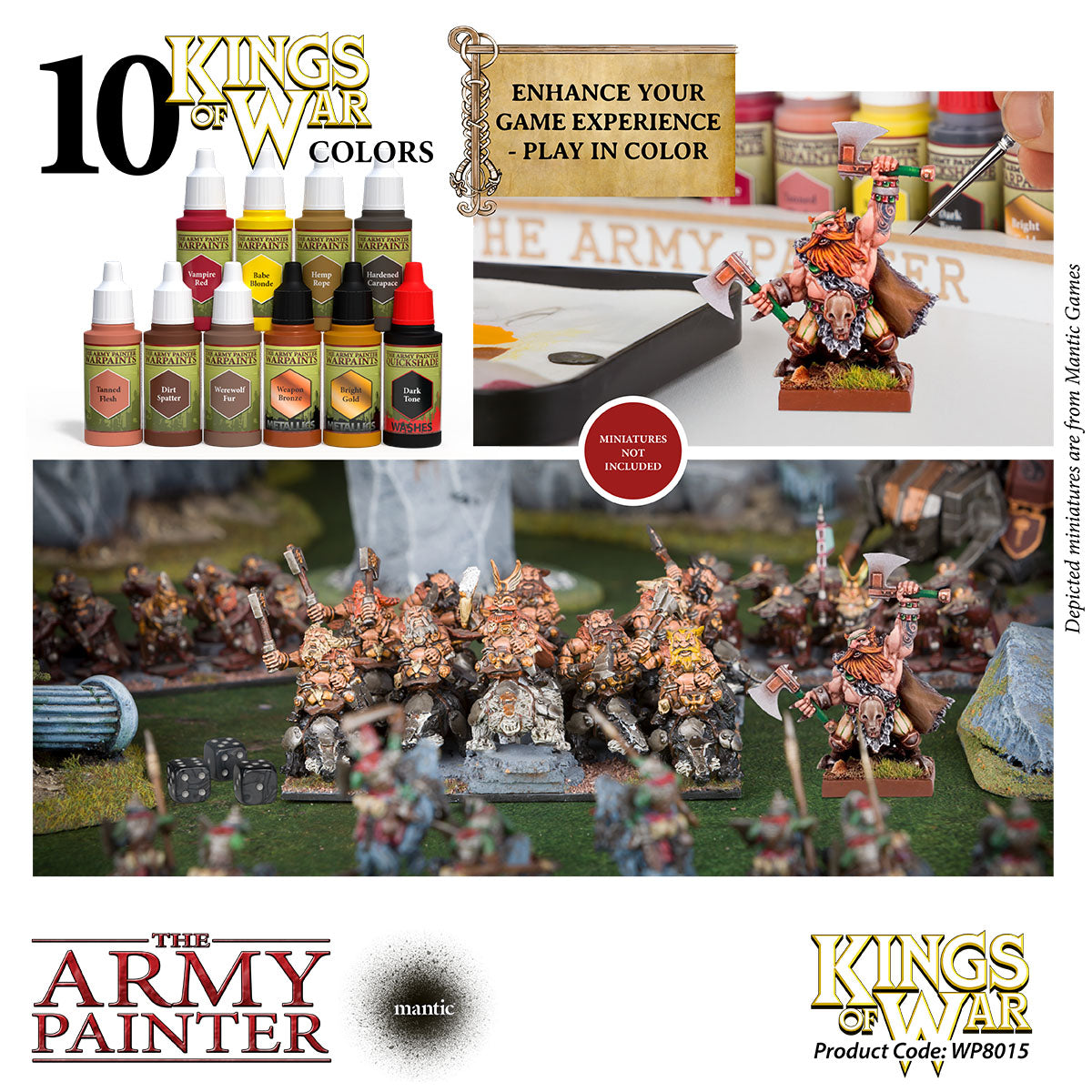 Army Painter Warpaints Kings of War Dwarfs paint set | 2580150111880