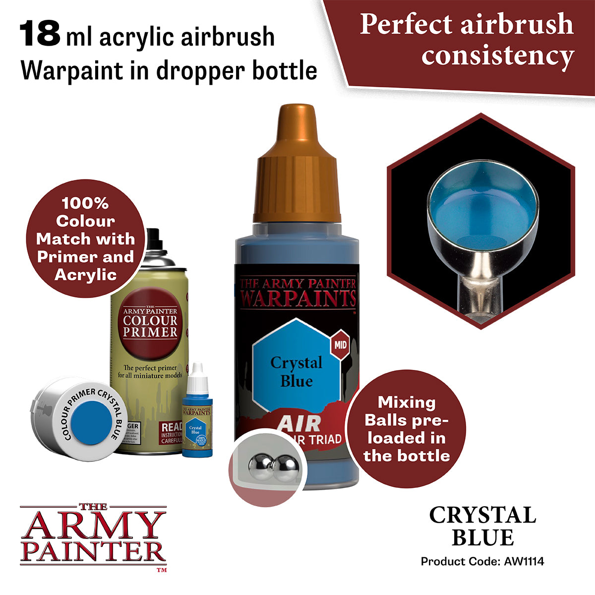 Army Painter Air Crystal Blue | 5713799111486