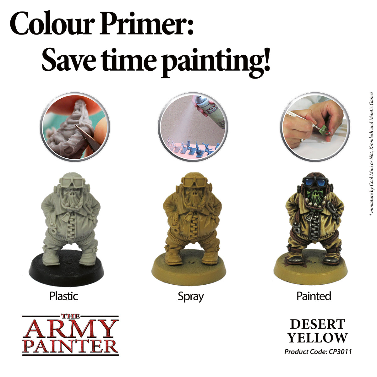 Army Painter Colour Primer - Desert Yellow | 5713799301115