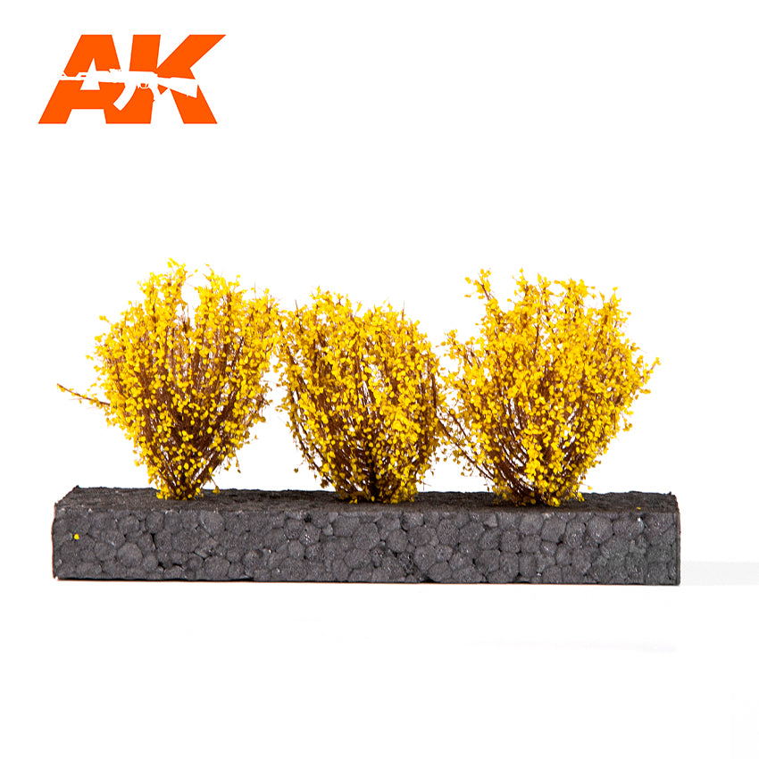 AK Interactive Light Yellow Bushes 4-6 cm | 8435568313859