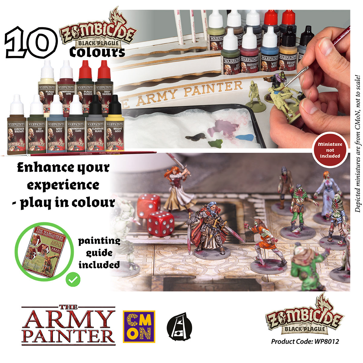Army Painter Zombicide: Black Plague Paint Set | 2580120006666