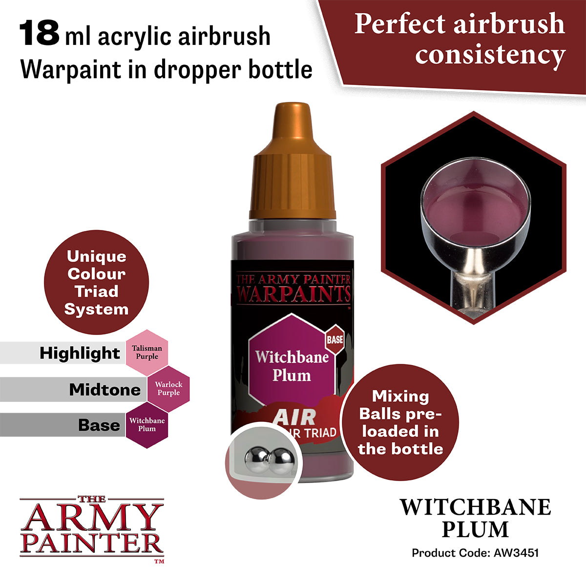 Army Painter Air Witchbane Plum | 5713799345188