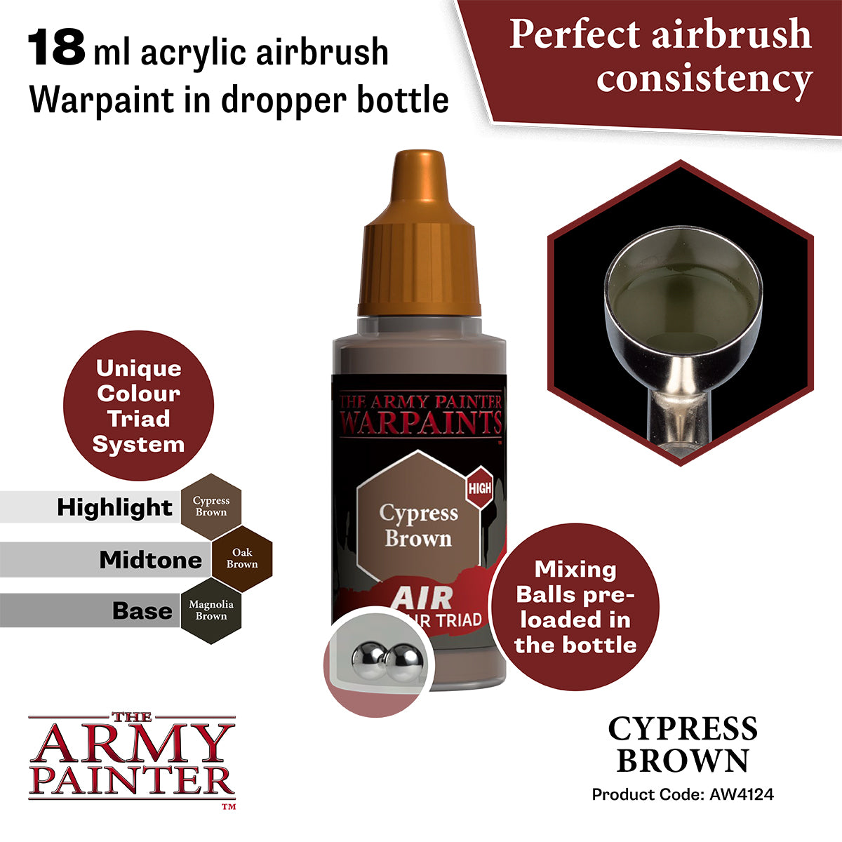 Army Painter Air Cypress Brown | 5713799412484