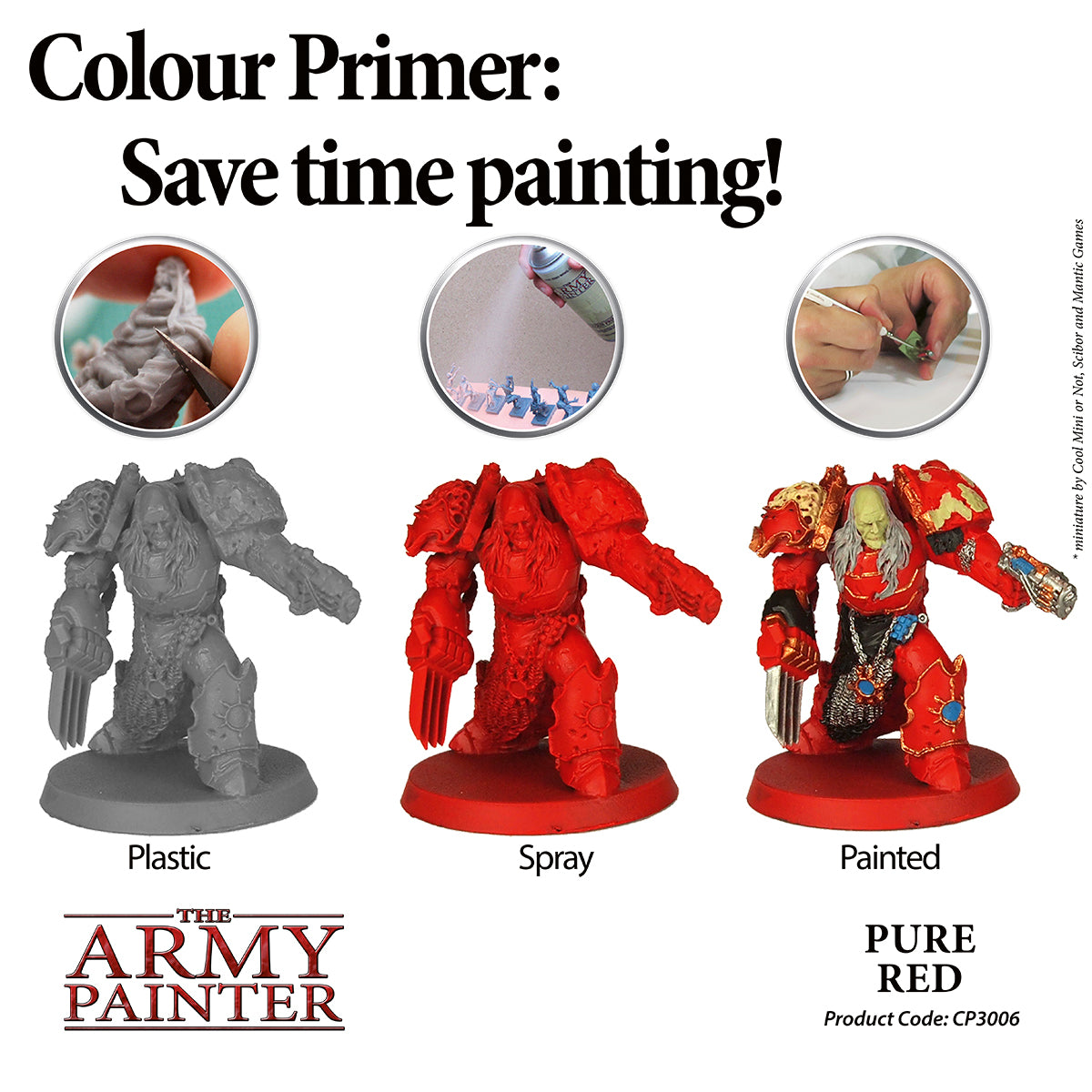 Army Painter Colour Primer - Pure Red | 2540101130063