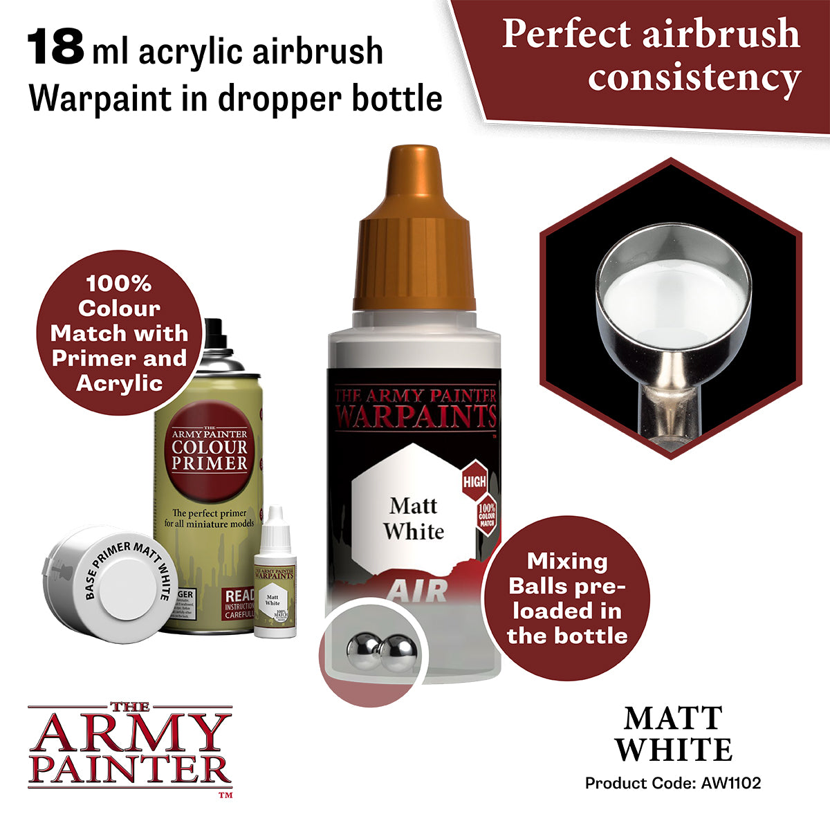 Army Painter Air Matt White | 5713799110281