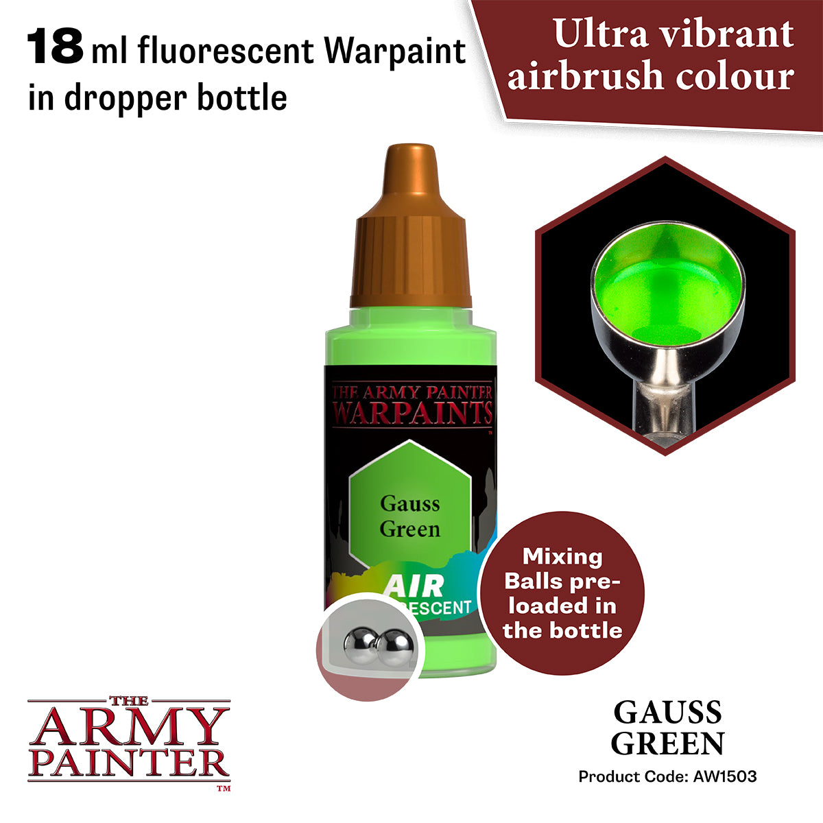 Army Painter Air Gauss Green | 5713799150386