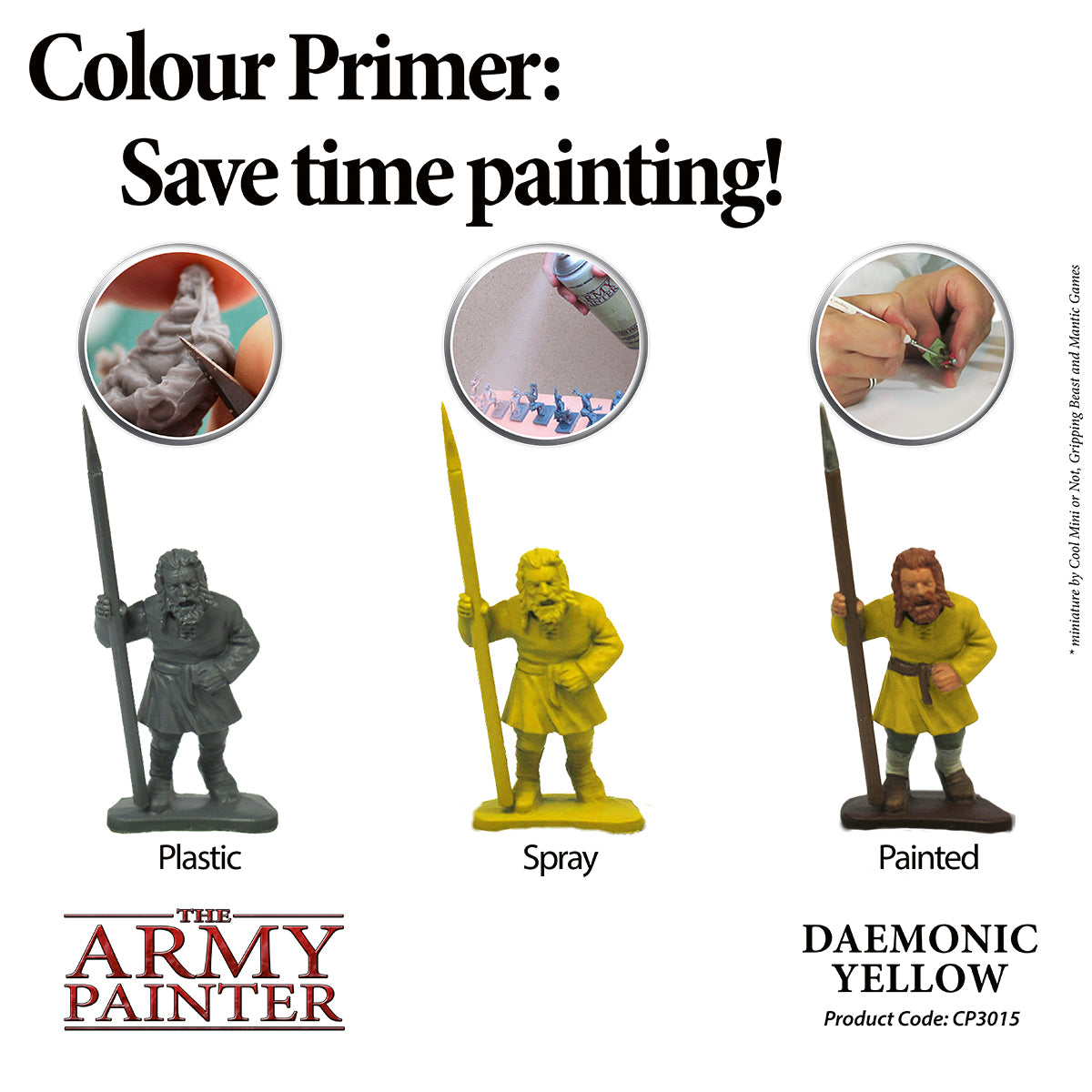 Army Painter Colour Primer - Daemonic Yellow | 2530151111112