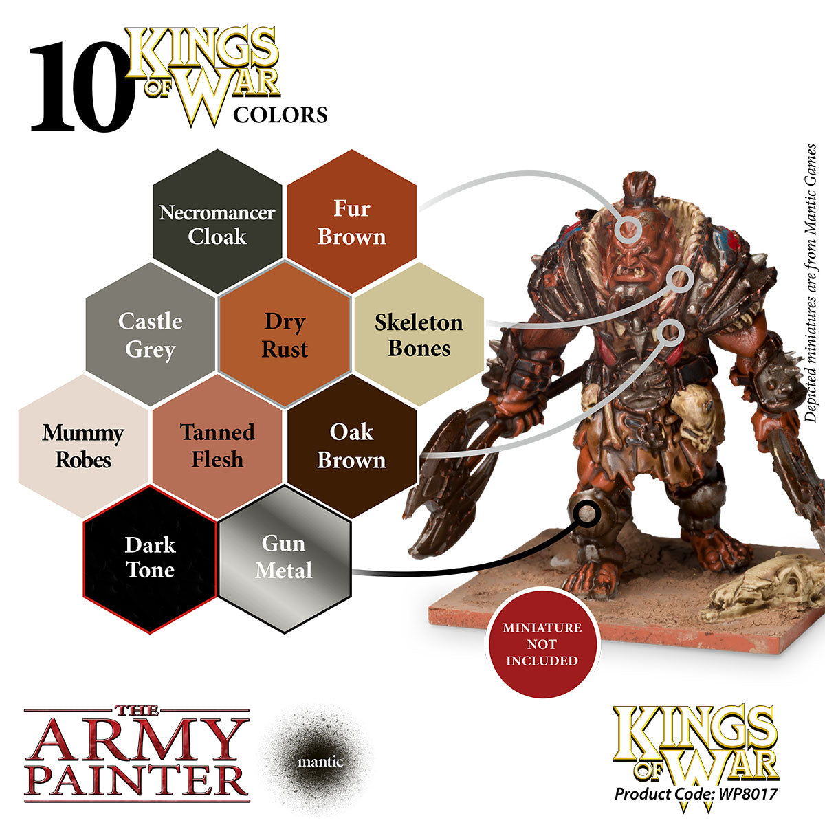 Army Painter Warpaints Kings of War Ogres paint set | 2580170111006