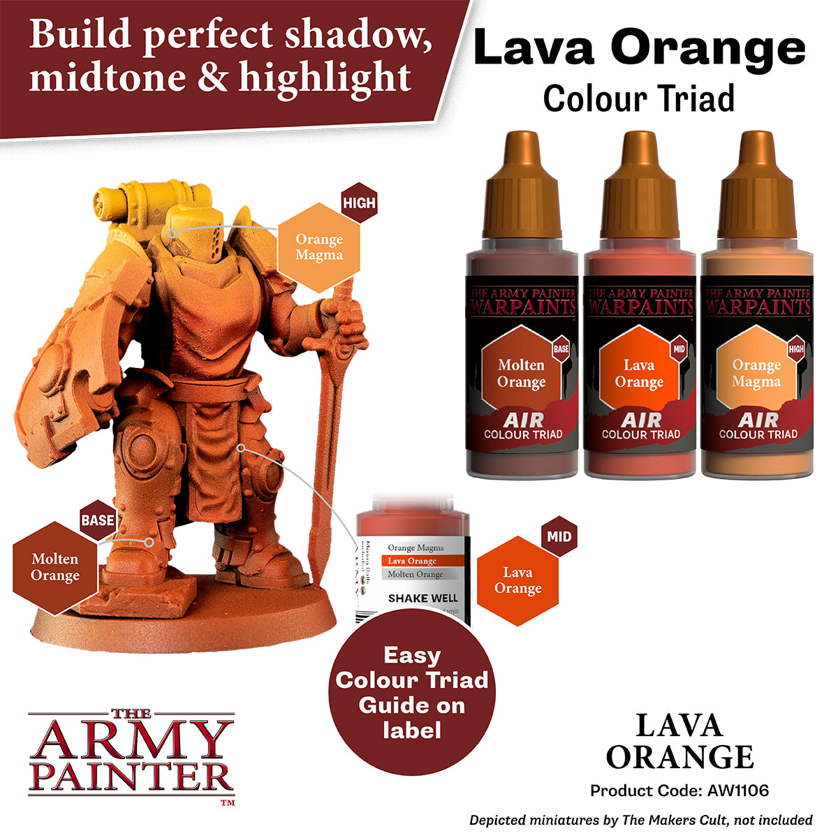 Army Painter Air Lava Orange | 5713799110687