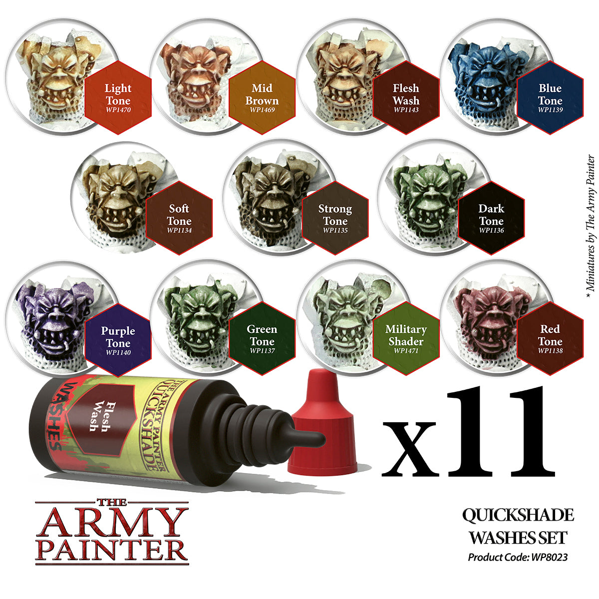 Army Painter Warpaints Washes Paint Set | 5713799802308