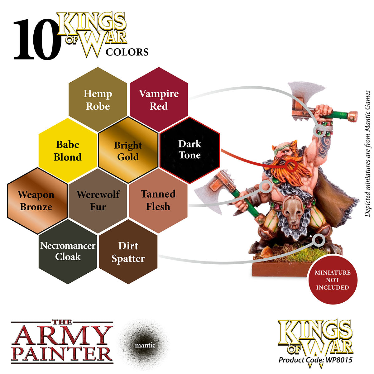 Army Painter Warpaints Kings of War Dwarfs paint set | 2580150111880