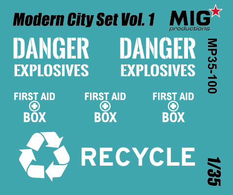 MIG 1/35 Modern City Set Vol.1 | 8435568313675