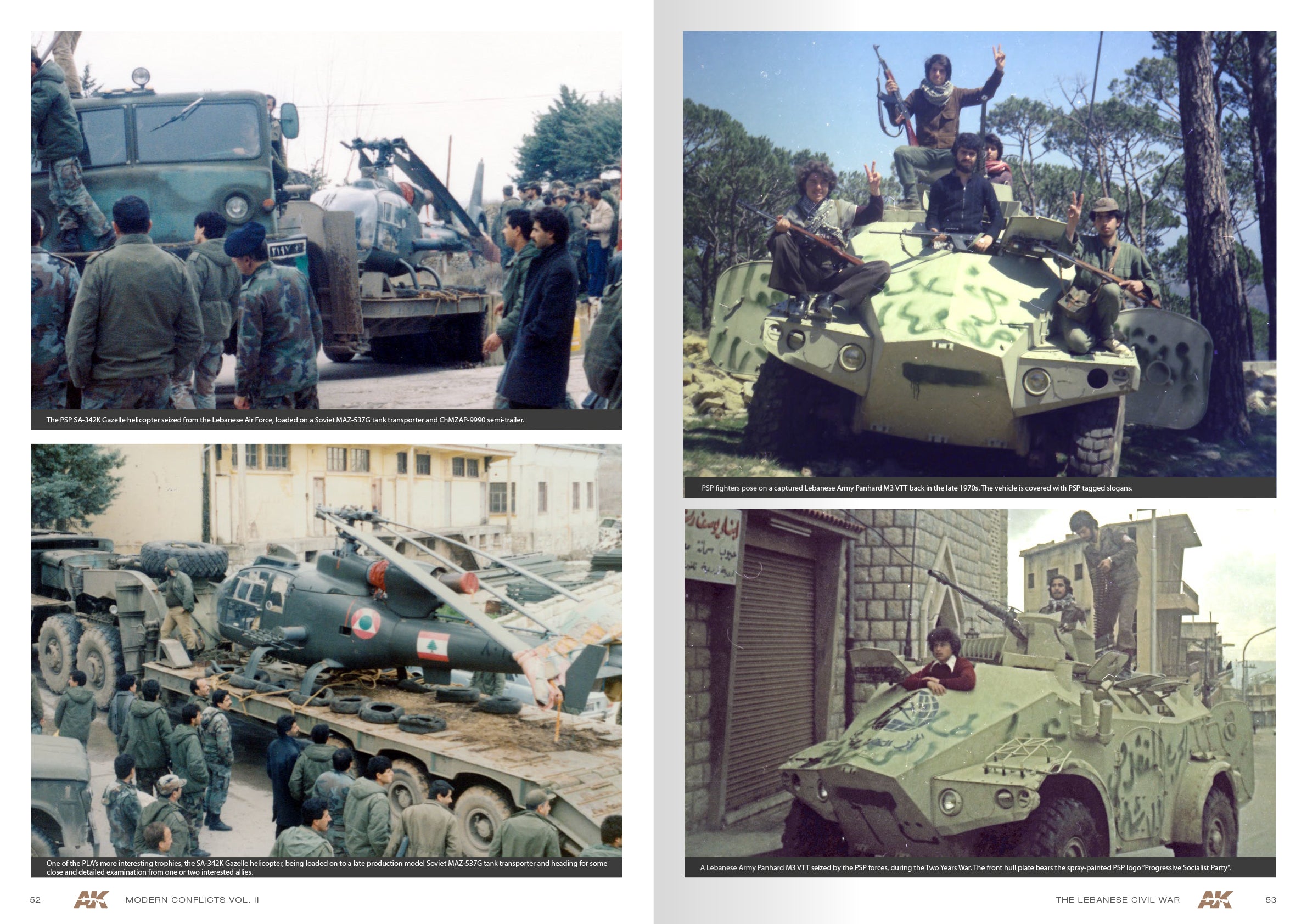 AK Interactive Wars in Lebanon Vol.2 - Modern Conflicts Profile Guide Vol.II