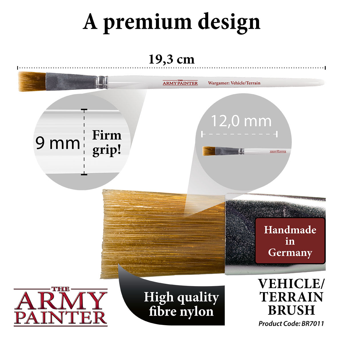 Army Painter Wargamer Brush - Vehicle / Terrain | 5713799701106