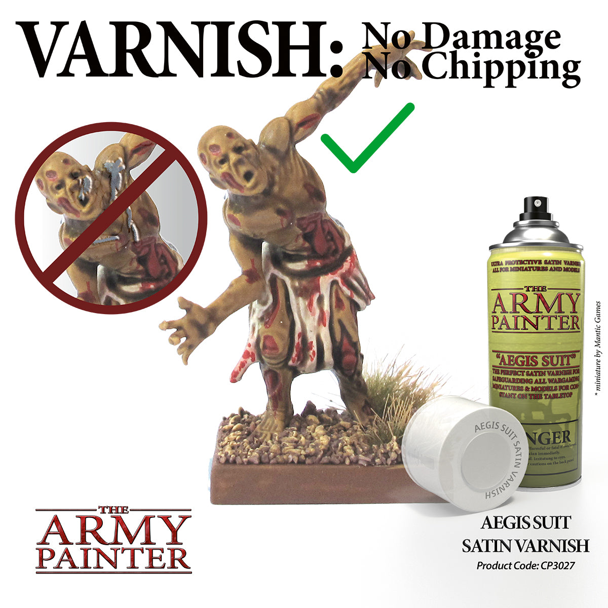 Army Painter Base Primer - Aegis Suit, Satin Varnish | 2530271111115