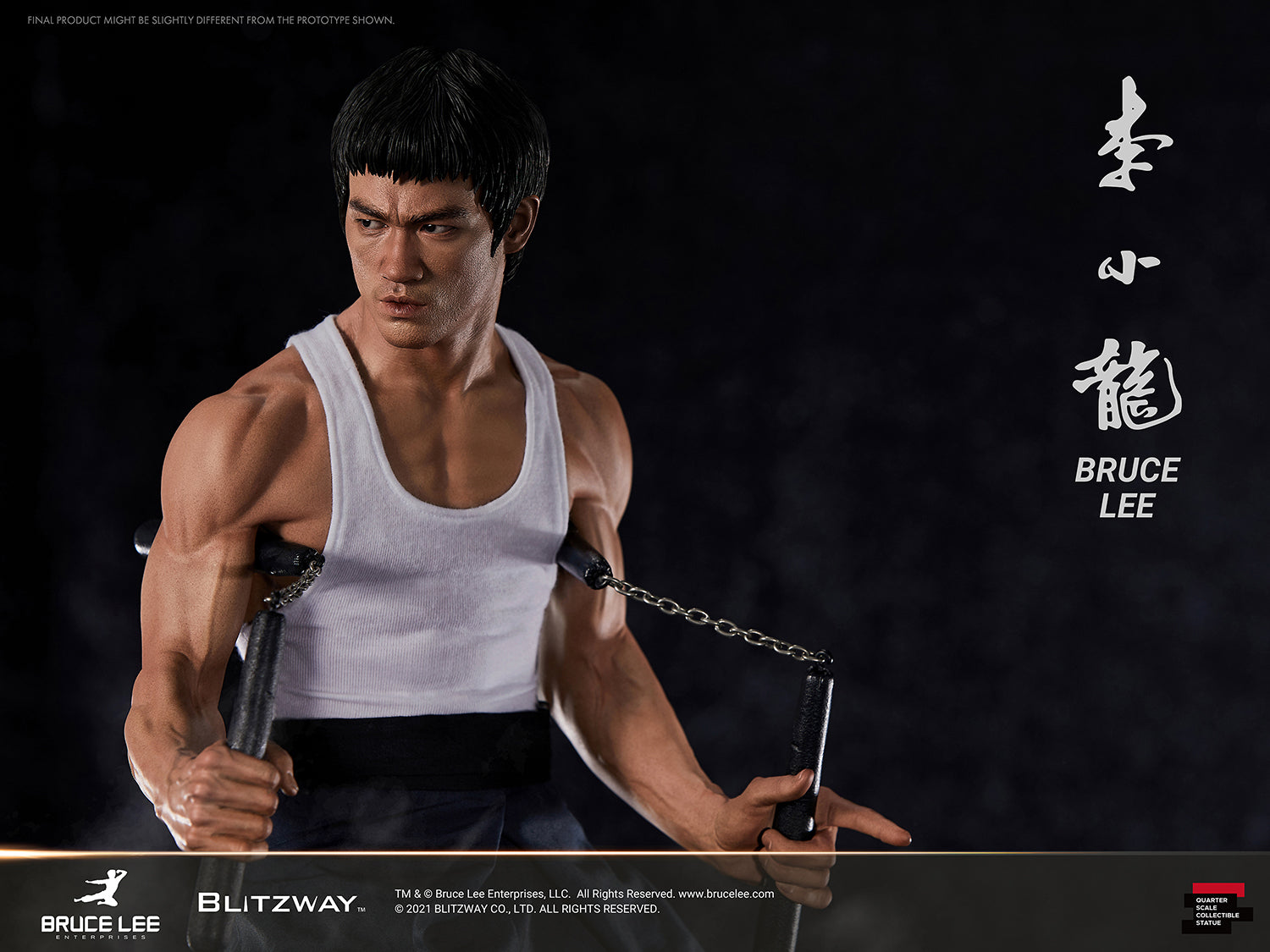 Blitzway Bruce Lee: Tribute Statue 1/4th Scale - ver. 4 'Bruce Lee', Hybrid Type Statue