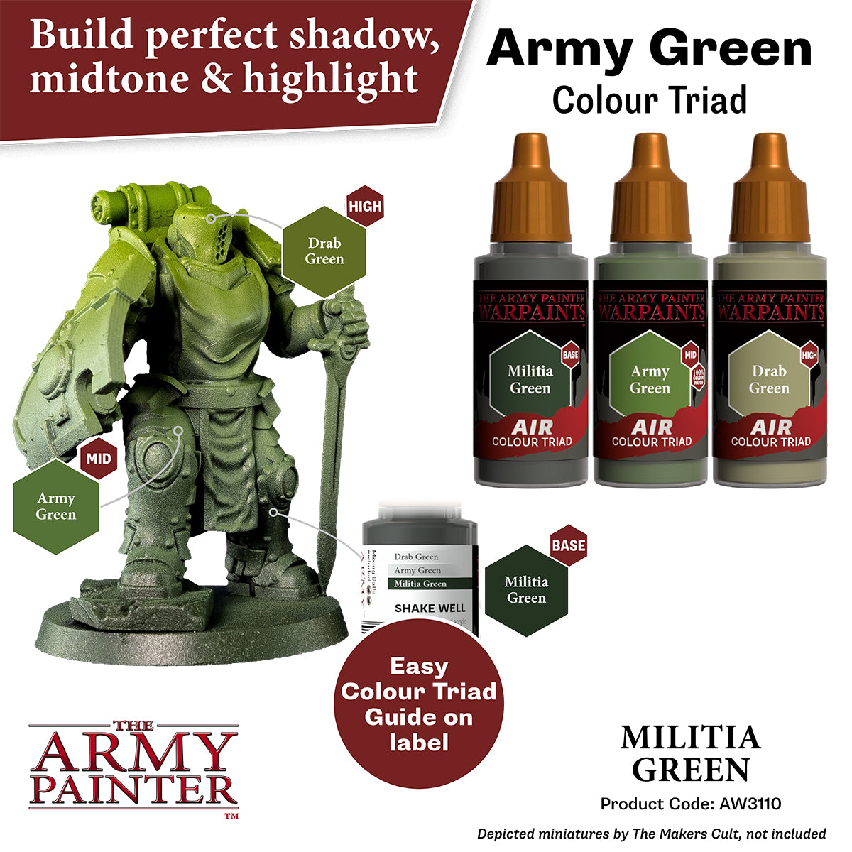 Army Painter Air Militia Green | 5713799311084