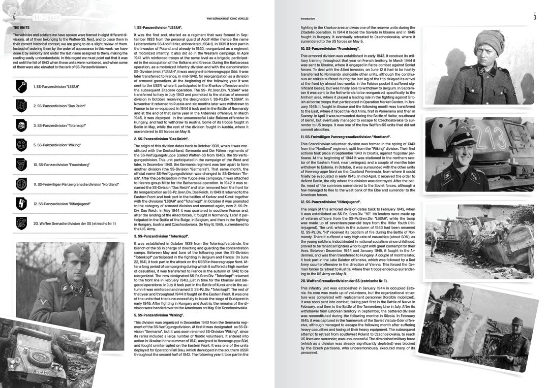 AK Interactive WWII German Most Iconic SS Vehicles. Vol 1 | 8435568308312