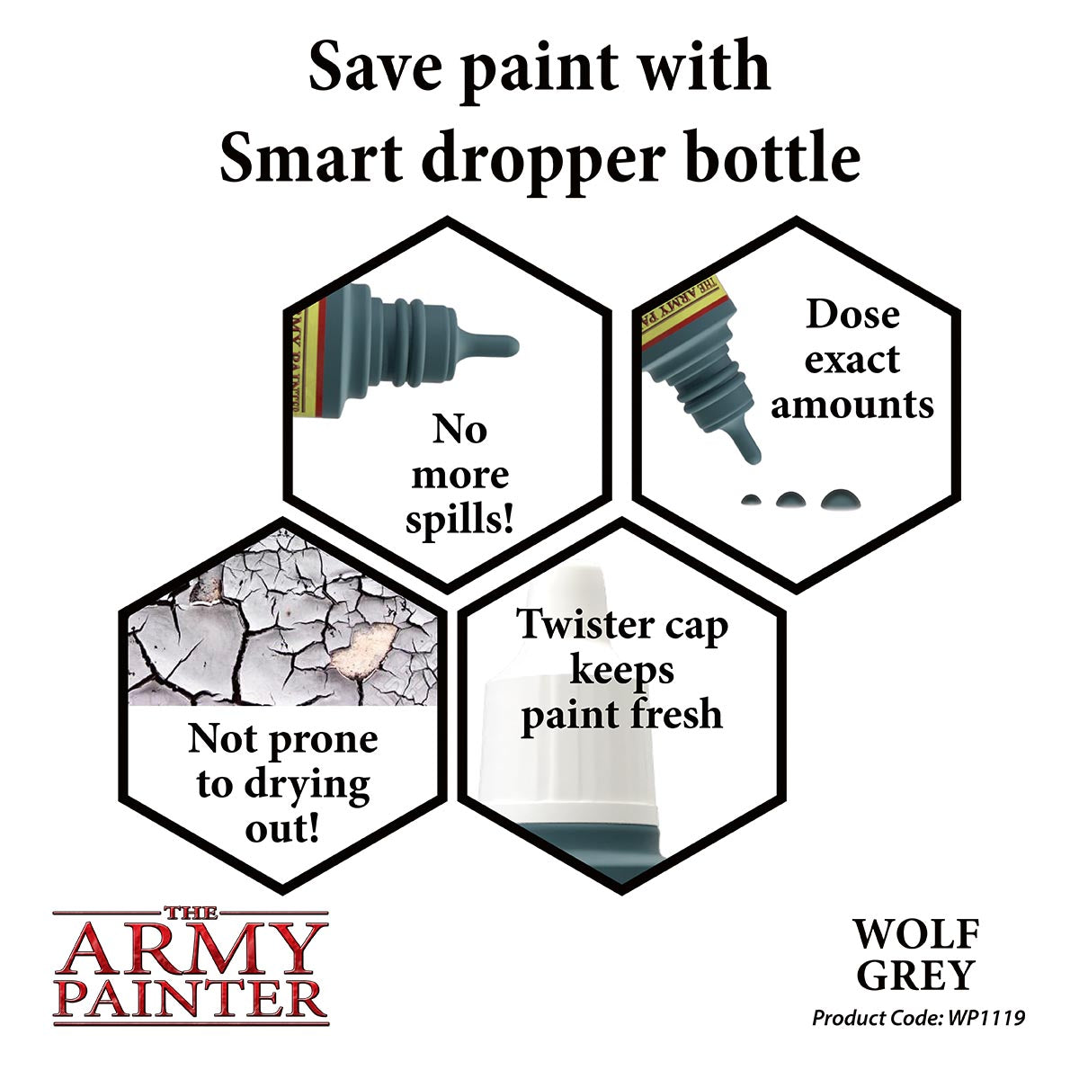 Army Painter Wolf Grey | 2561119111110