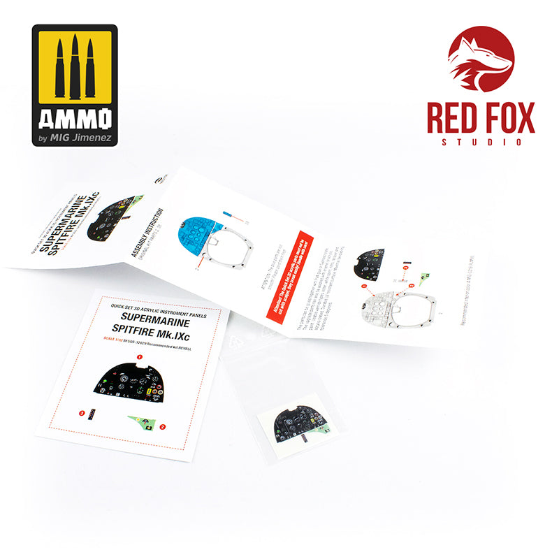 Red Fox Studio 1/32 Supermarine Spitfire Mk.IXc (for Revell kit) | 5999571350285