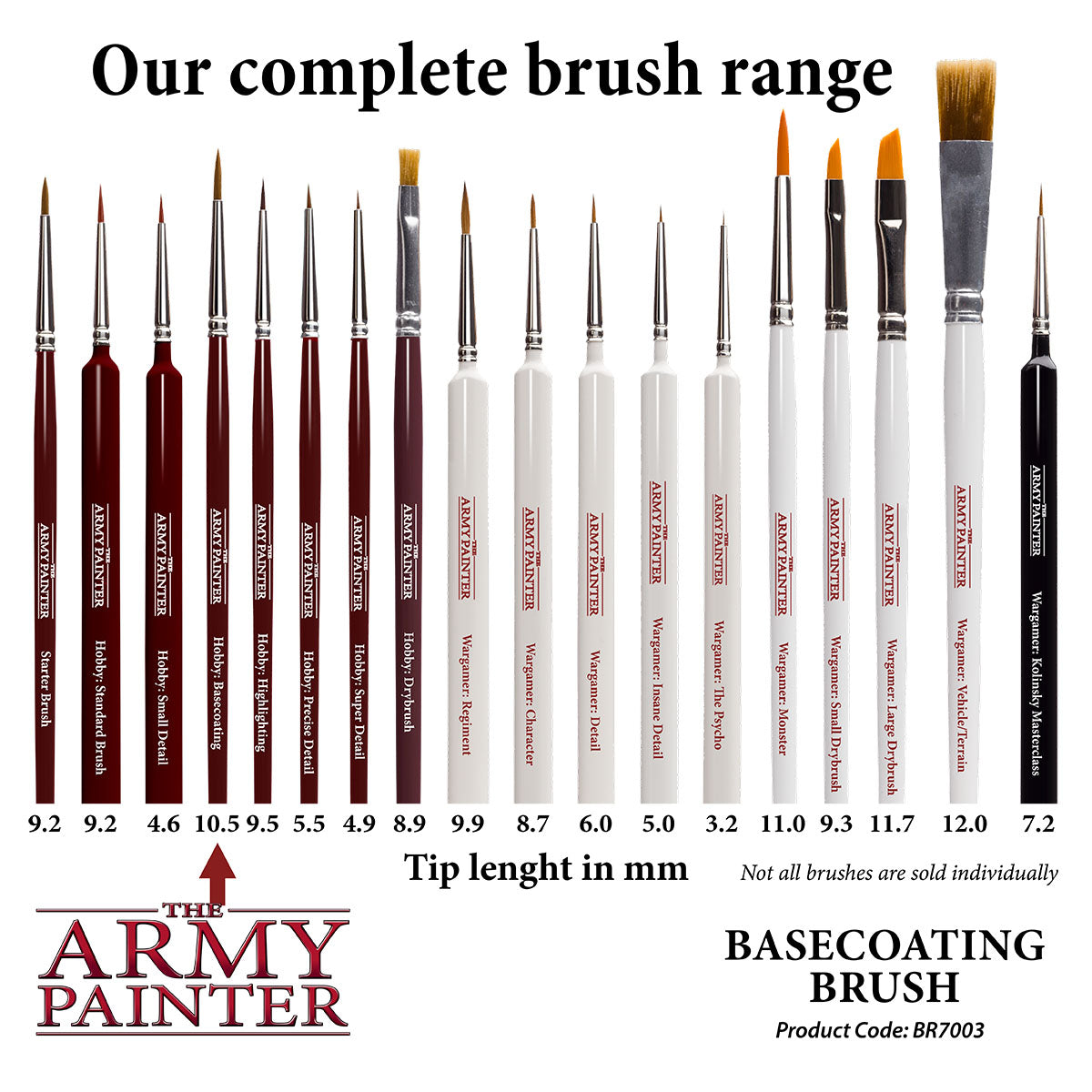 Army Painter Hobby Brush - Basecoating | 5713799700307
