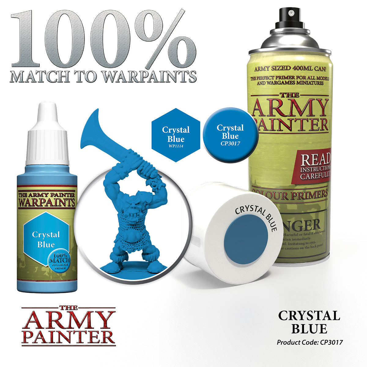 Army Painter Colour Primer - Crystal Blue | 2530171111116