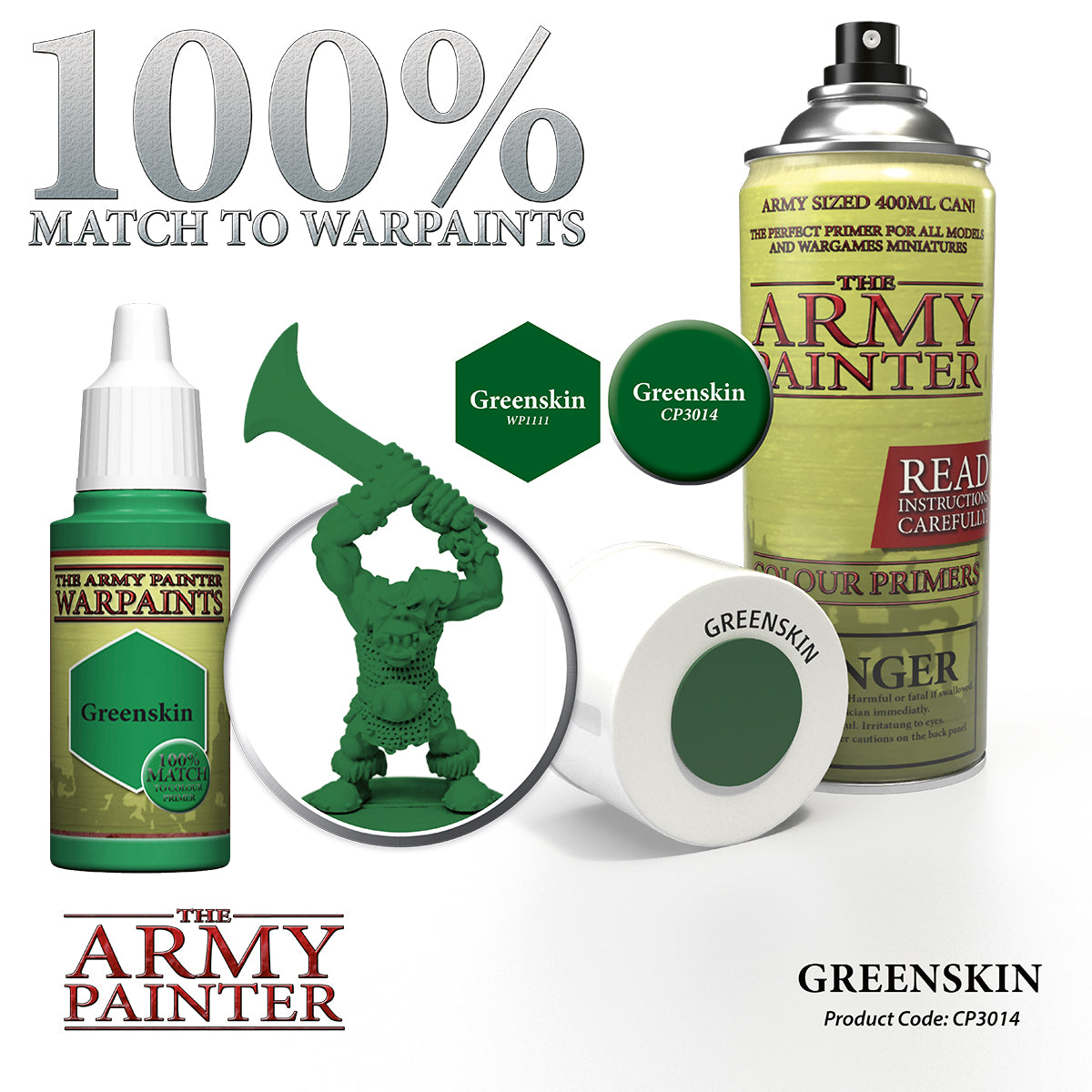 Army Painter Colour Primer - Greenskin | 5713799301412