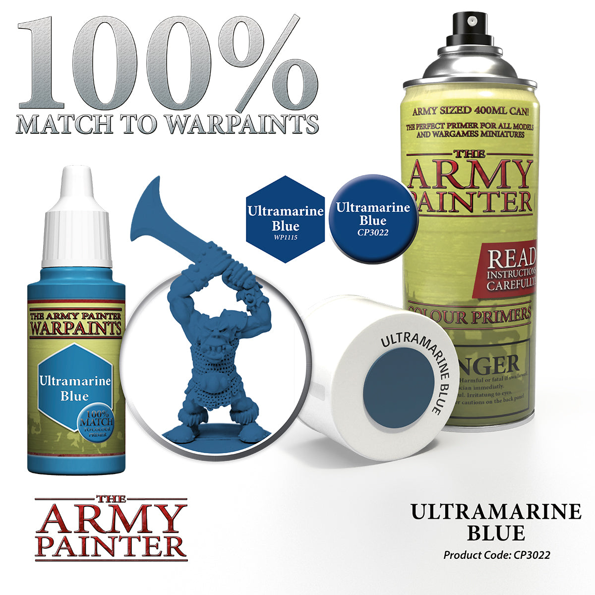 Army Painter Colour Primer - Ultramarine Blue | 2530221111110