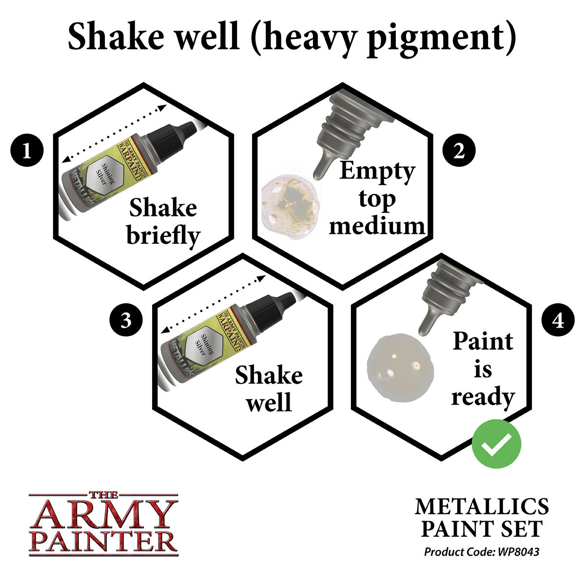 Army Painter Warpaints Metallic Paint Set