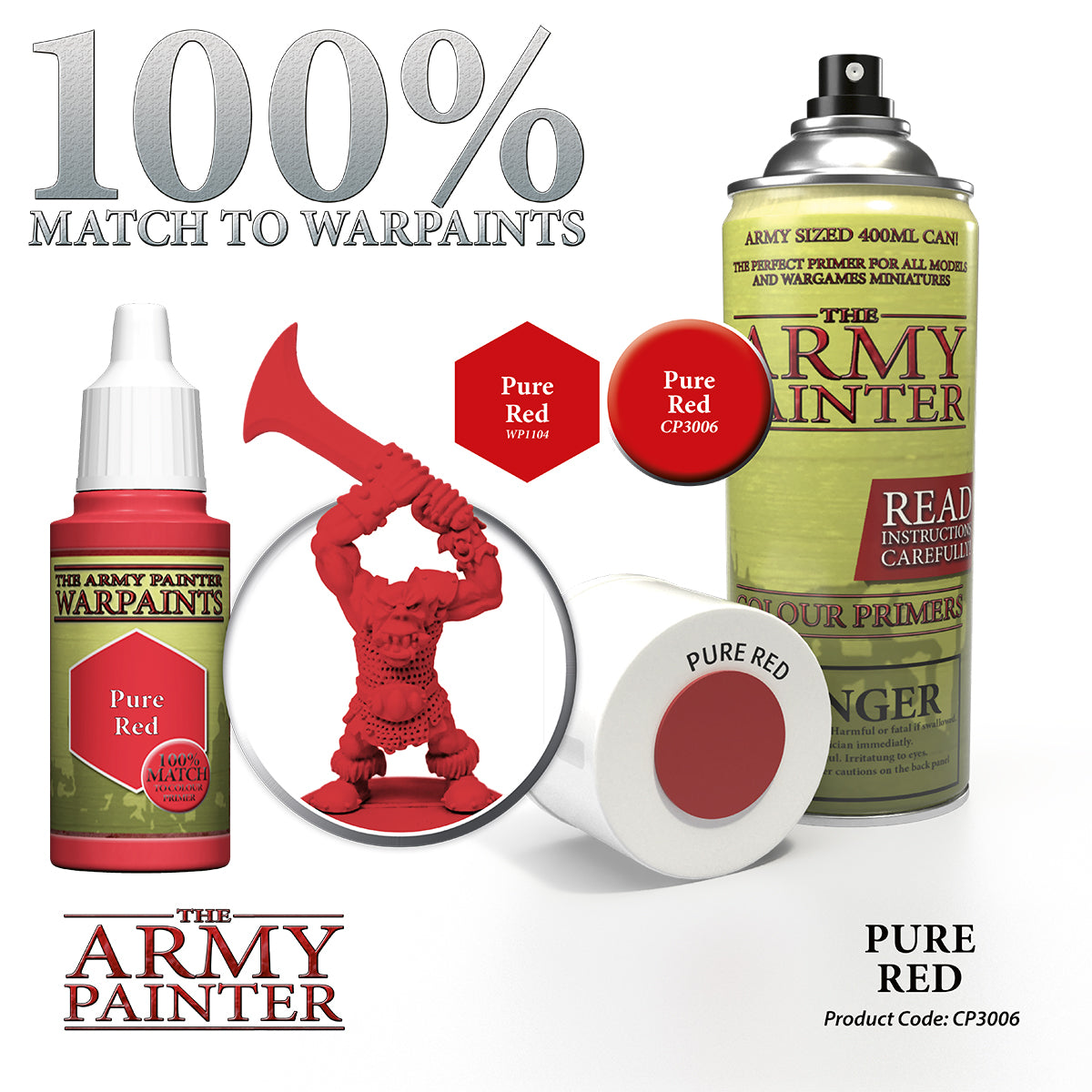 Army Painter Colour Primer - Pure Red | 2540101130063