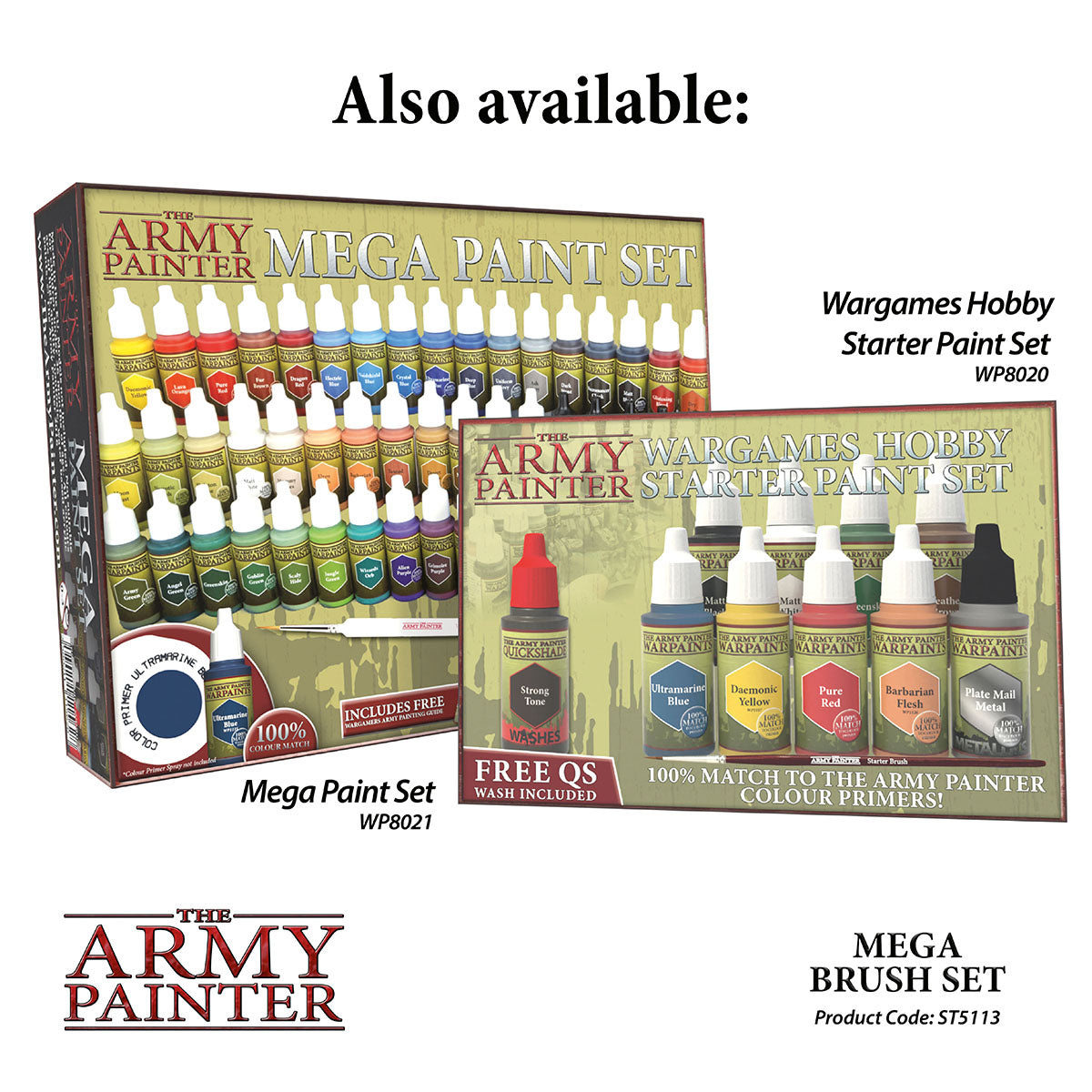 Army Painter Mega Brush Set | 2551131111113