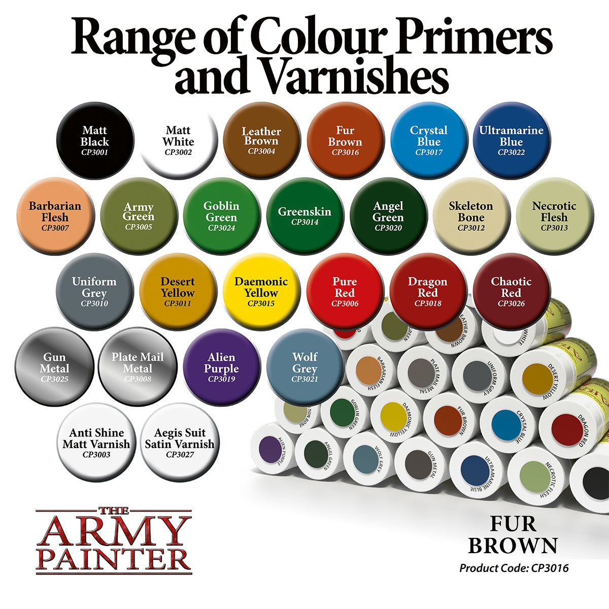 Army Painter Colour Primer - Fur Brown | 2530161111119