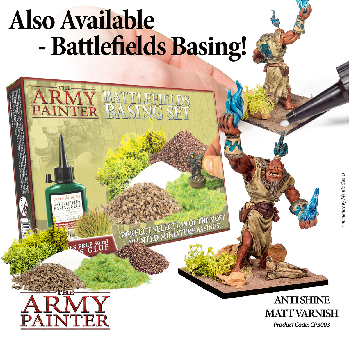 Army Painter Base Primer - Anti-Shine, Matt Varnish | 5713799300316