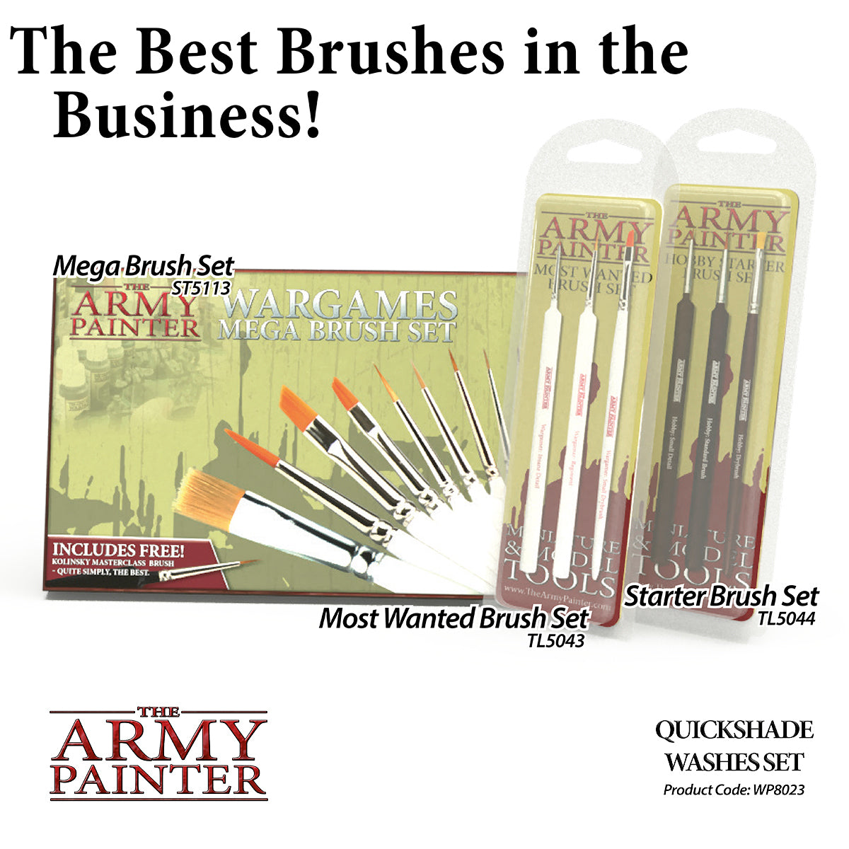 Army Painter Warpaints Washes Paint Set | 5713799802308