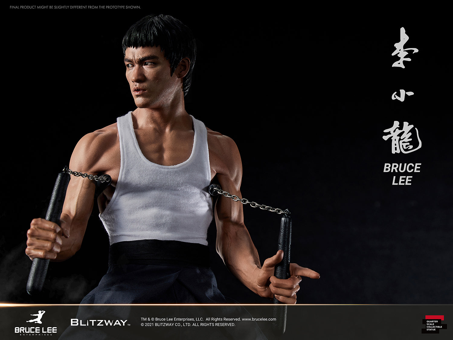 Blitzway Bruce Lee: Tribute Statue 1/4th Scale - ver. 4 'Bruce Lee', Hybrid Type Statue