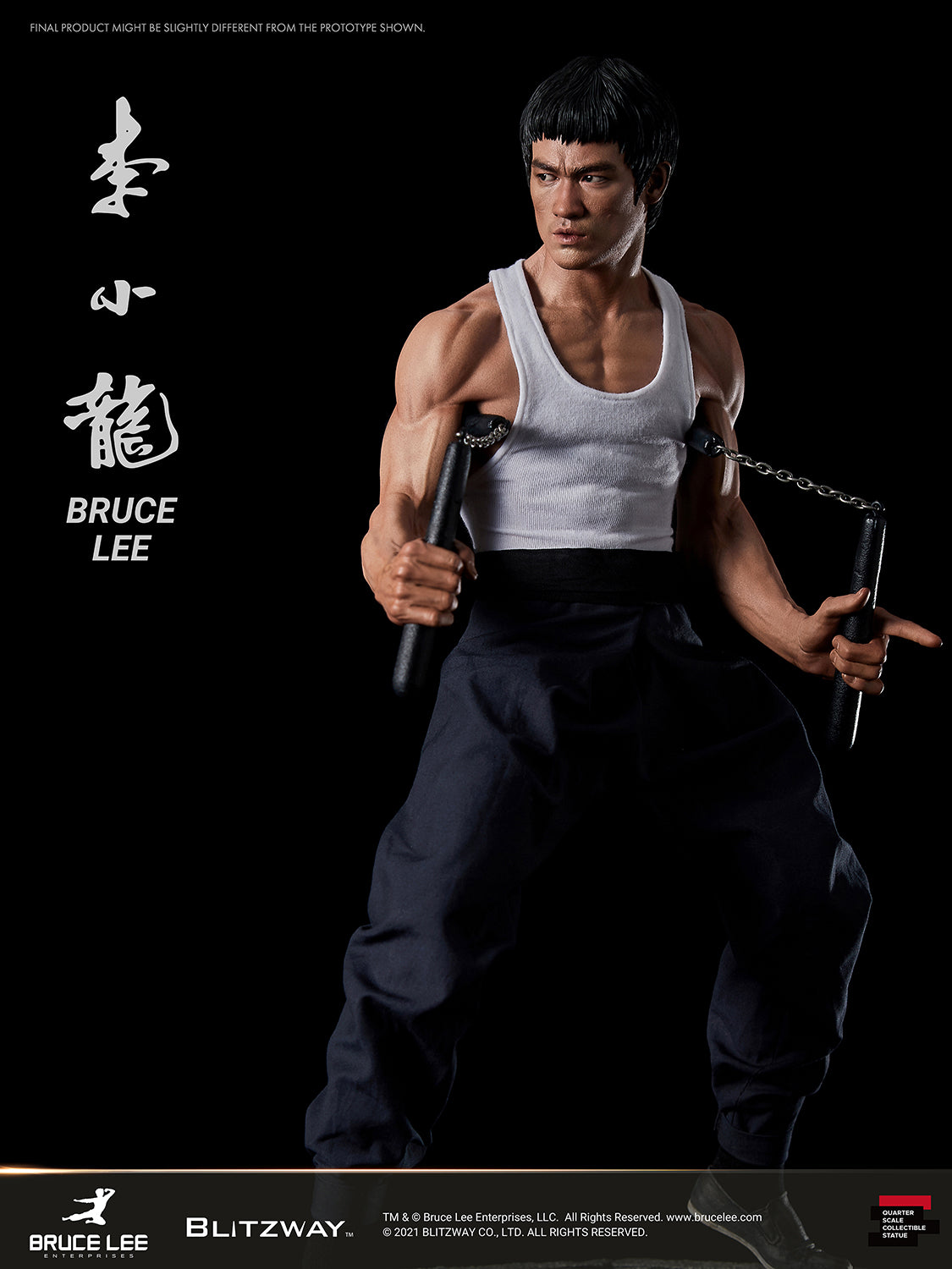 Blitzway Bruce Lee: Tribute Statue 1/4th Scale - ver. 4 'Bruce Lee', Hybrid Type Statue