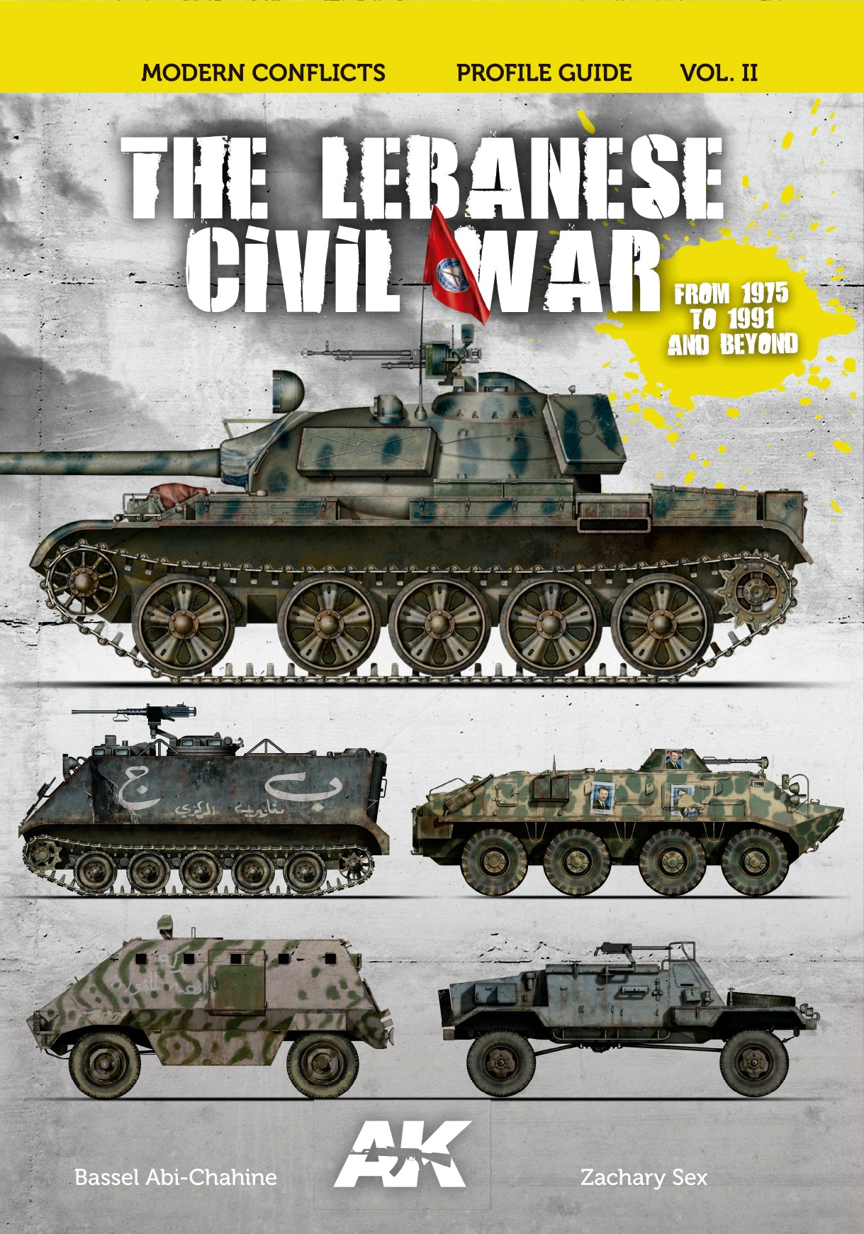 AK Interactive Wars in Lebanon Vol.2 - Modern Conflicts Profile Guide Vol.II