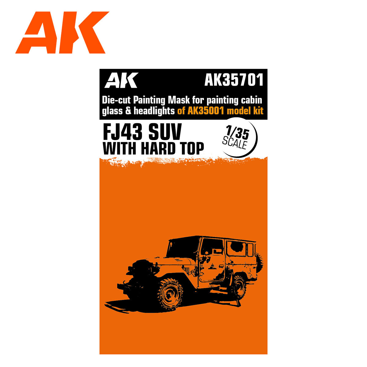 AK Interactive Die-cut Painting Mask (for AK35001) | 8435568333406