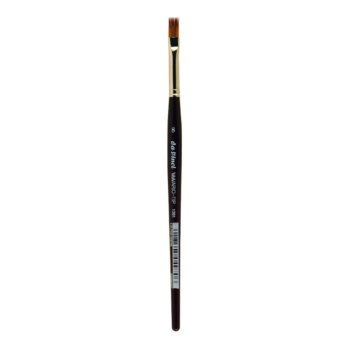 Da Vinci VARIO Series 1381,TIP flat, mixture of NOVA and TOP-ACRYL fibres in different lengths, Size:8 | 4017505049706