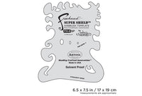 IWATA Artool #6 Super Shield Freehand Airbrush Template by Andrea Mistretta | 758240003168