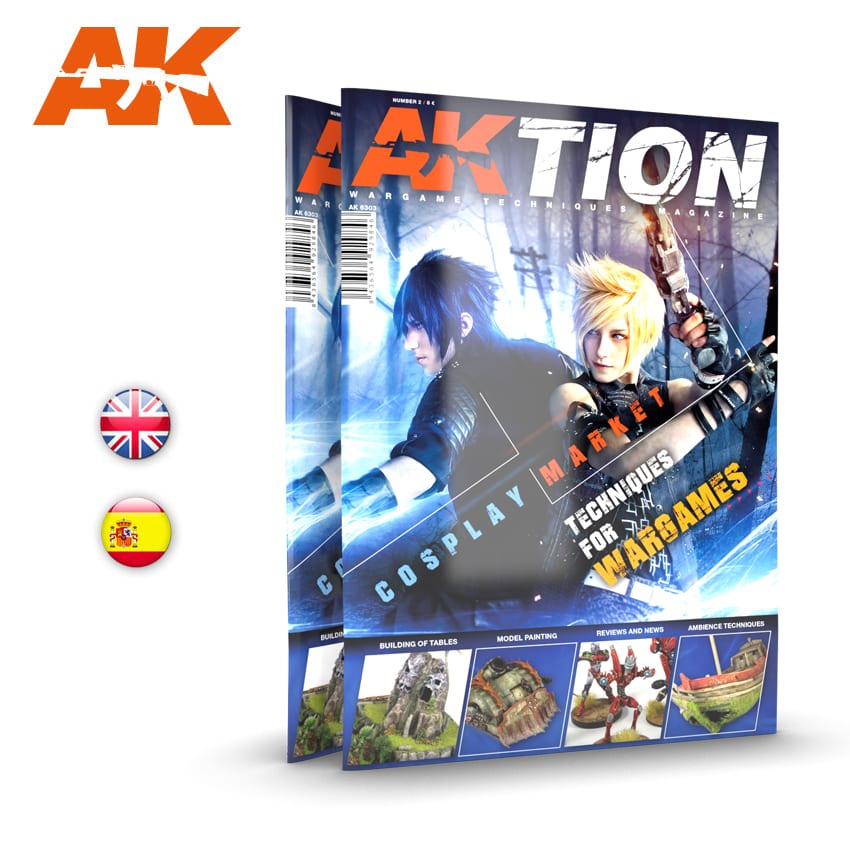 AK Interactive AKTION No.2 - The Wargame Magazine - English | 8436564929846