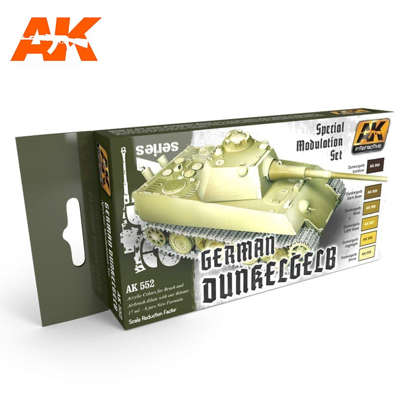 AK Interactive German Dunkelgelb Modulation Set | 8436535575522