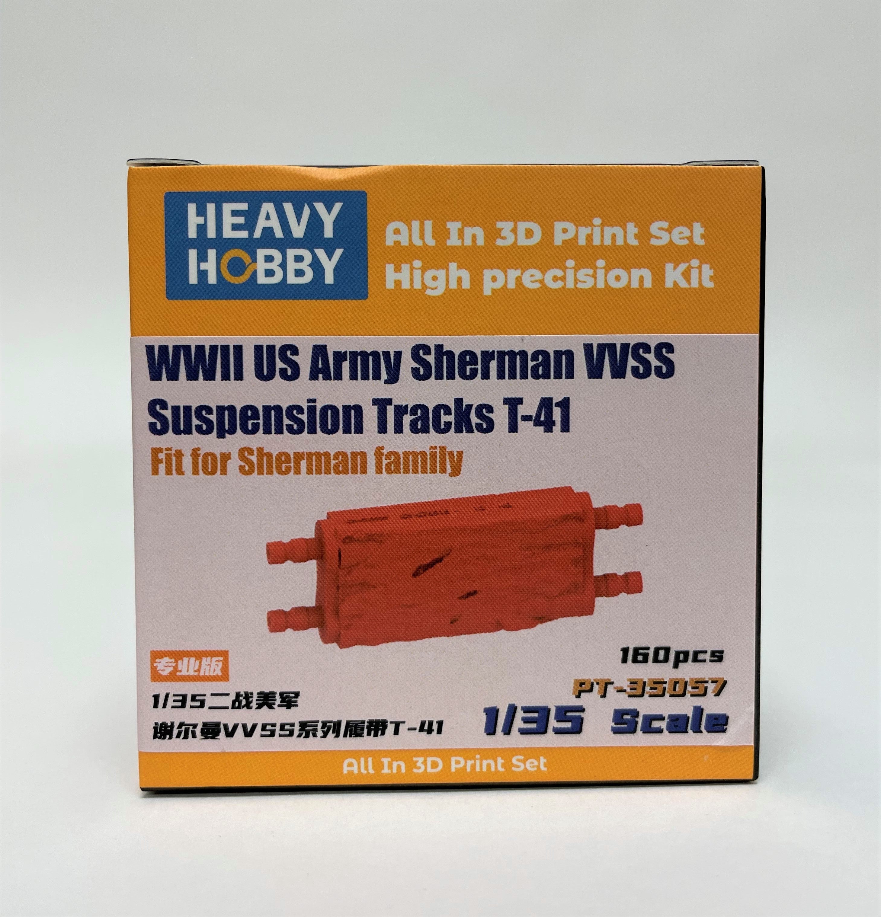 Heavy Hobby 1/35 WWII US Army Sherman VVSS Suspension Tracks T-41 | 6973146480422