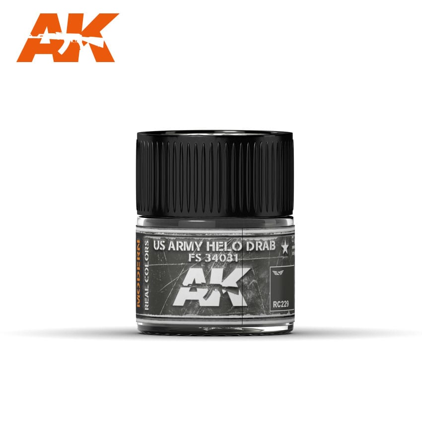 AK Interactive Real Colors US Army Helo Drab FS 34031 10ml | 8436564925305