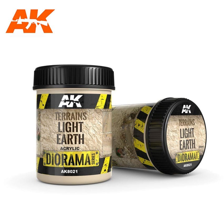AK Interactive Terrains Light Earth - 250ml (Acrylic) | 8436564921031