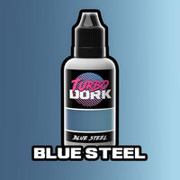 Turbo Dork Blue Steel Metallic Acrylic Paint 20ml Bottle | 631145994451