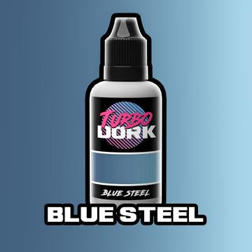Turbo Dork Blue Steel Metallic Acrylic Paint 20ml Bottle | 631145994451