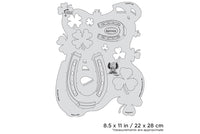 IWATA Artool Blasted FX Lucky FX Freehand Airbrush Template by Ryan 'Ryno' Templeton | 758240150954