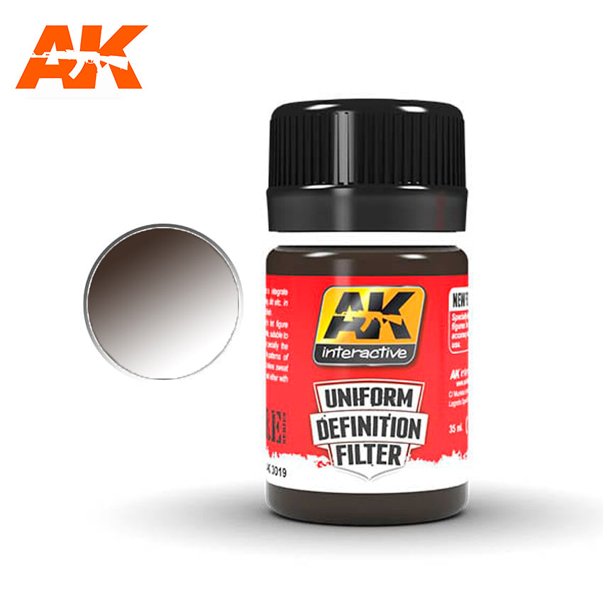 AK Interactive Dark Brown Glaze 35ml | 8436535573900